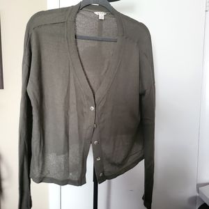 AERO Cardigan Green Size Medium